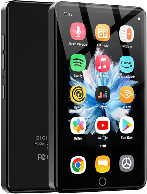 144GB MP3 Player with WiFi & Bluetooth, 4.02 IPS HD Touch Screen, MP4 Player with Speakers, Music Player for Kids, Android Music Player Preloaded with Spotify, Deezer, Play Store