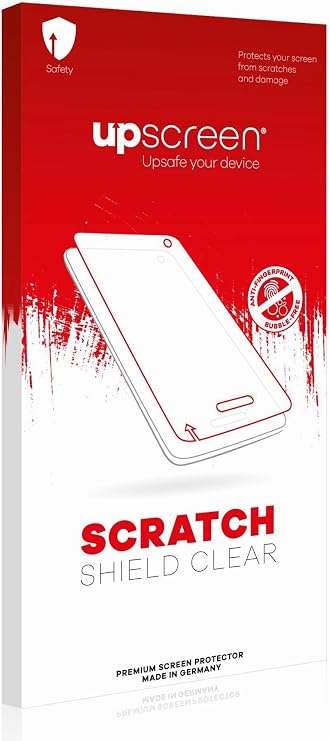 upscreen Scratch Shield Clear Screen Protector for Samsung Galaxy Folder 2, Strong Scratch Protection, High Transparency, Multitouch Optimized