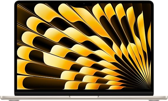 Apple 2026 MacBook Air 13" Notebook with M5 Chip: AI and Apple Intelligence, 13.6" Liquid Retina Display, 16GB Unified Memory, 1TB SSD Storage, 12MP Center Frame Camera, Japanese Keyboard, Touch ID - Starlight