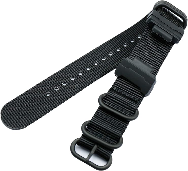 Conversion Nylon watch Strap+Adapters Replacement fit for Casio g-shock GLS GAX GA100 GA110 GD120 G8900 GW6900 GW5600 G-5600E Outdoor sports watch bands wristband bracelet accessories