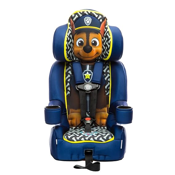 KidsEmbrace 2-in-1 Car Seat | Forward-Facing Harness (26.565 lbs) & Booster Mode (40100 lbs) | Latch | Premium Fit with Multi-Position Headrest, Harness & Recline - Nickelodeon PAW Patrol Chase
