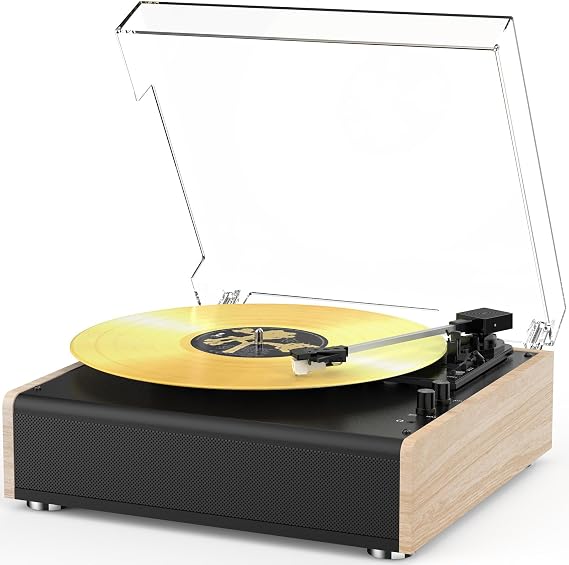Vinyl Record Player Bluetooth Wireless
