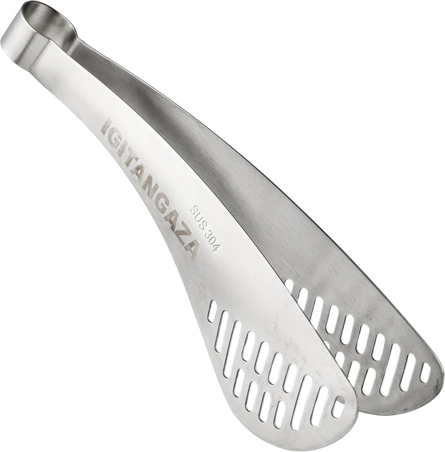 IGITANGAZA Cooking Tongs Stainless Steel Food Tong Kitchen Serving Tongs for Grilling, Frying and Cooking