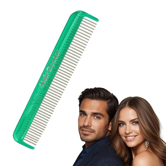 Hair Doctor Vanity Comb (7" Beautiful Emerald Green)