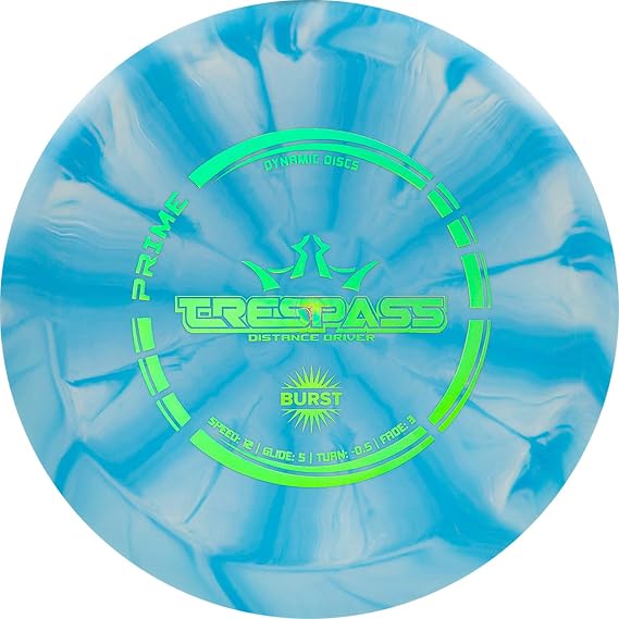 Dynamic Discs Prime Burst Trespass Disc Golf Distance Driver | Overstable Disc Golf Driver | 175g