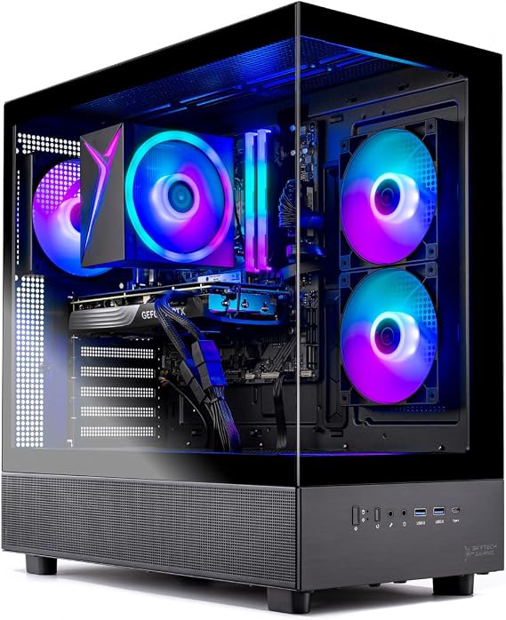 Skytech Gaming PC Azure 3, Ryzen 7, RTX 5070, 32GB RAM, 1TB SSD