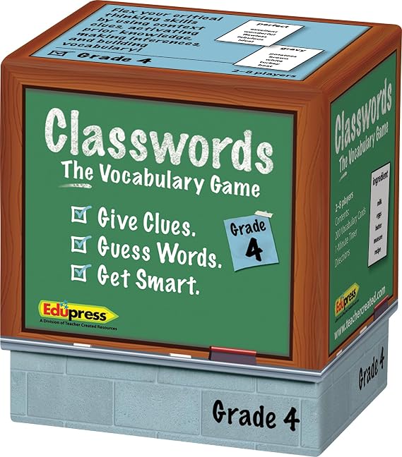 Edupress Classwords Vocabulary Game, Grade 4 (EP-3752)