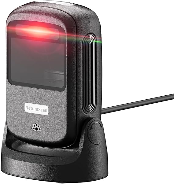 NetumScan 2D Desktop Barcode Scanner, USB QR Code Reader