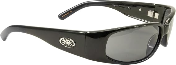 Black Flys Micro Fly 2 - Shiny Black - Smoke Polarized