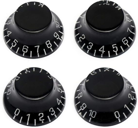 Electric Guitar Top Hat Knobs Speed Volume Tone Control Knobs 4Pcs
