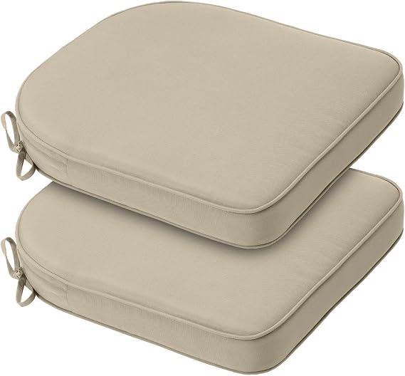 BPS 18 x 19 Inch Outdoor Chair Cushion Set of 2