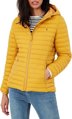 Joules New Snug Jacket Womens Jacket - Antique Gold UK 12 Reg