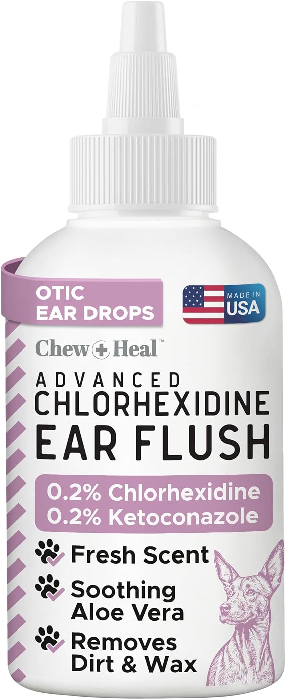 Dog Ear Cleaner - Dog Ear Infection Treatment for Dirt and Wax, 12 oz