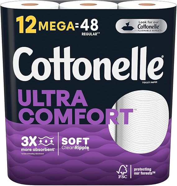 Cottonelle 48596 2-Ply Standard Toilet Paper