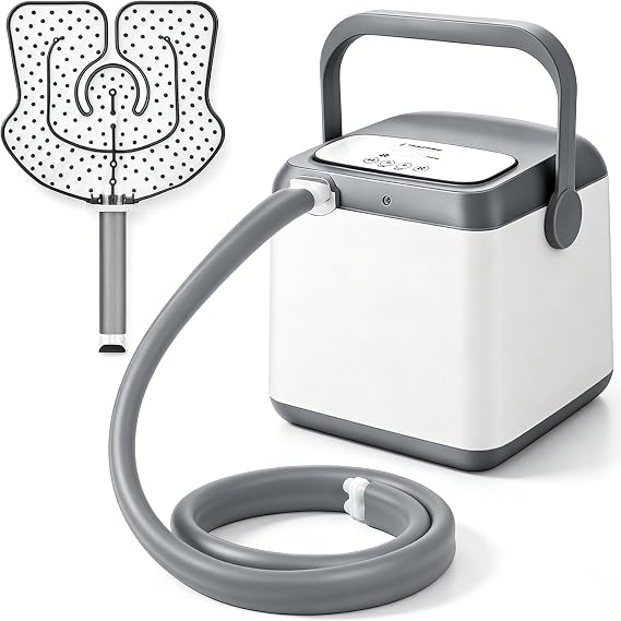 NEHOO Cold Therapy Ice Machine with Universal/Knee Pad, Pain Relief for Post-Surgery Recovery, FSA Eligible HSA, Programmable Compression Continuous Ice Circulation for Faster Swelling Reduction
