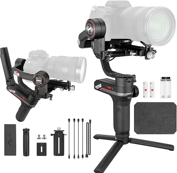 Zhi yun Weebill S Gimbal Stabilizer for Mirrorless and DSLR Camera,for Canon 5DIV 5DIII EOS R Sony A7M3 A7R3 A7 III A9 Panasonic S1 GH5s Nikon Z6, 3-Axis Handheld Camera Gimbal
