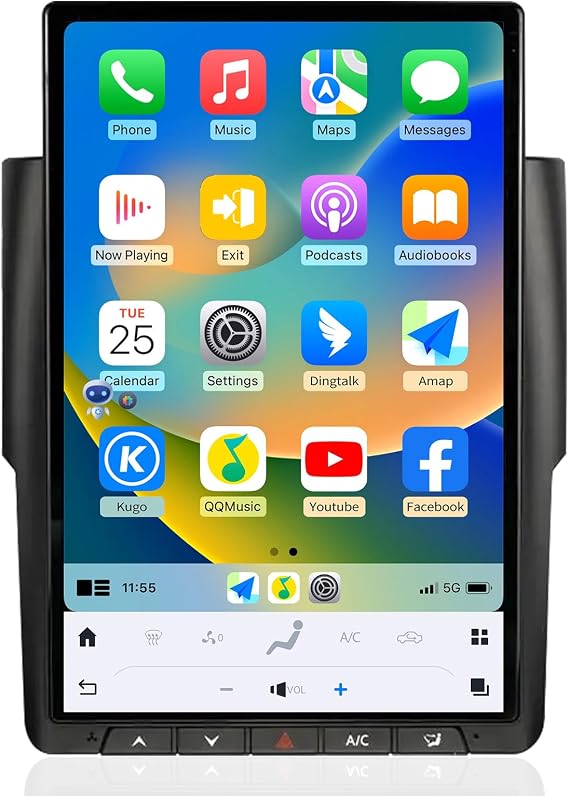 Qualcomm Car Radio for Dodge Ram 2013-2019 Stereo Replacement