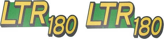 New Lower Hood Set of 2 Decals Replaces M145987 Fits John Deere LTR180