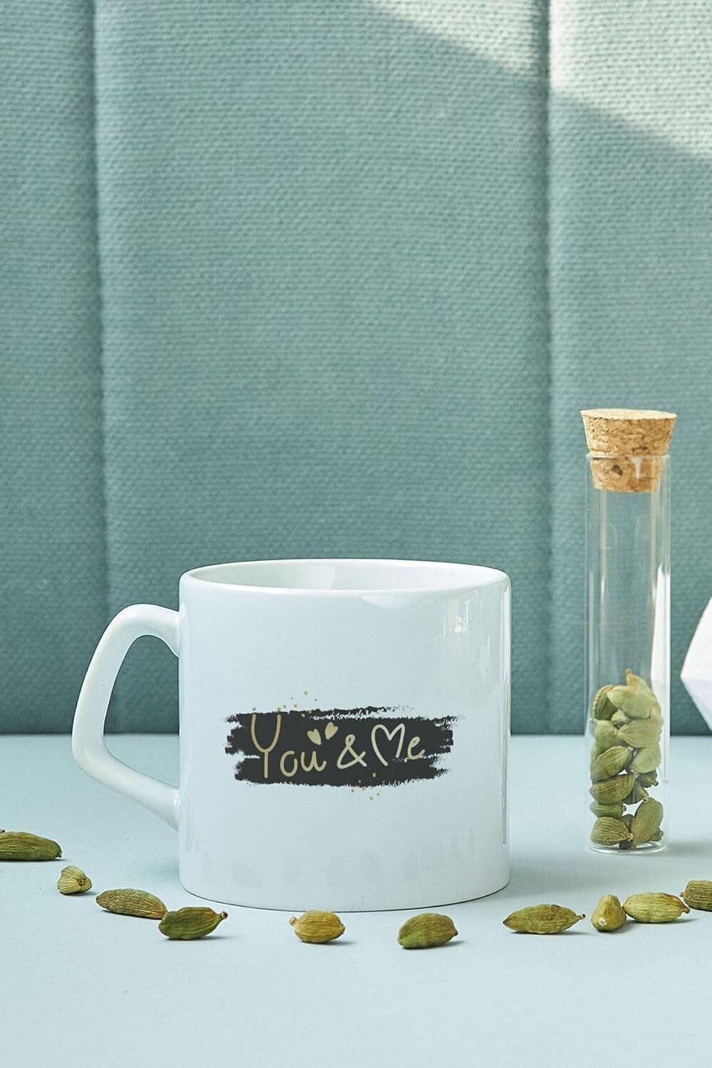 Gift Basket You And Me Printed 2-Piece Dear Tea Cup Coffee Cup Mug Cup