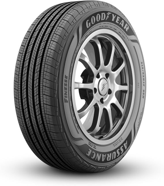Goodyear assurance finesse P245/60R18 105T bsw all-season tire | Truck/SUV Touring All Season Traction 105T Rated Standard Load Radial Construction Vertical Serrated Band Tire