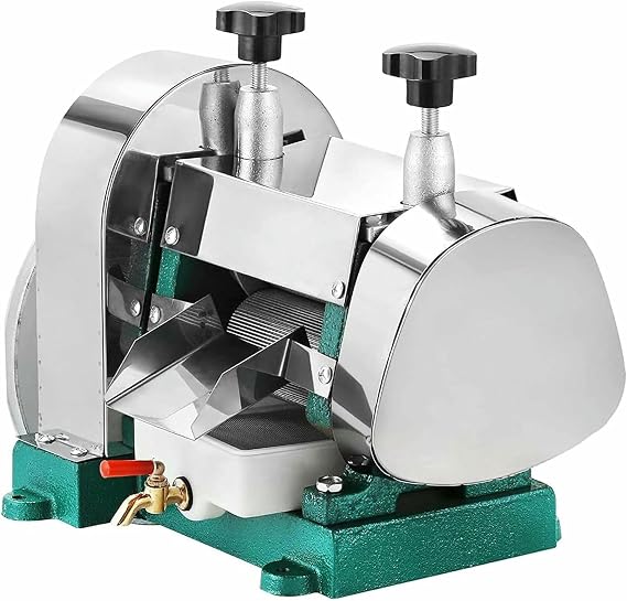 Manual Sugar Cane Juice Machine, 3 Rolls Sugarcane Press Juicer Grinder, for Sugarcane Ginger Sweet Sorghum~/