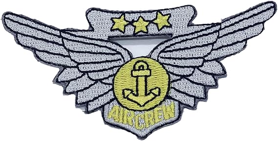 Combat Aircrew Wings Patch Plastic Backing