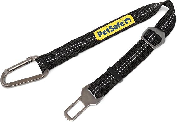PetSafe Safety Seatbelt Dog Tether, Black