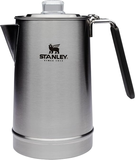 STANLEY Coffee Percolator, Wide Mouth Coffee Press, Large Capacity, Ergonomic Handle, Dishwasher Safe
