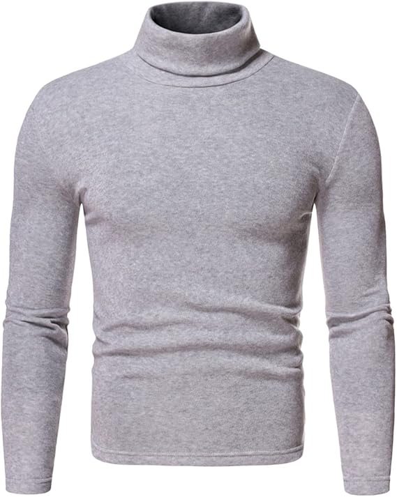 Cotton Linen Shirts for Men Long Sleeve Slim Fit Warm Pullover Sweater Regular Basic Knitted Pullover Undershirt