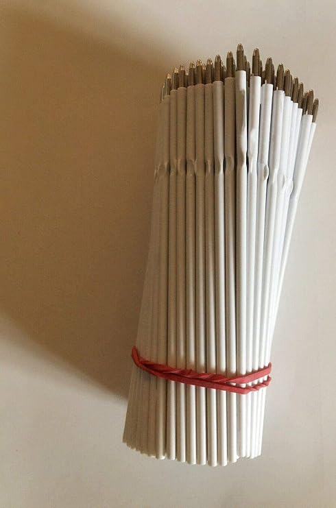 50-Pack Retractable Medium Black Ballpoint Pen Refill Replaceable/Replacement Tip 1.0mm, Smooth Writing, Eco-Friendly, 115mm/4.5 inches/ 11.5cm...
