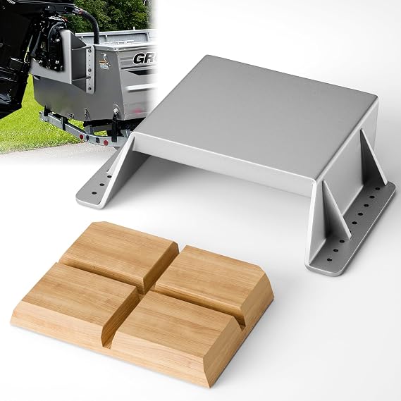 MJ-1-DP 4'' Jack Plate Setback Small Engine,Jackplate for Outboard Motors Up to 35HP,Manual Add Distance Between Engine and Transom (Wooden Mounting Block Included)