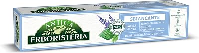 Antica Erboristeria: Sbiancante Whitening Toothpaste - 2.5 Fluid Ounces 75ml Tube [ Italian Import ]