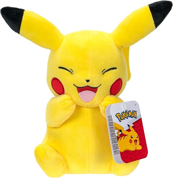 Pokémon PKW3080-20 cm Pelüş - Pikachu, Resmi Pelüş