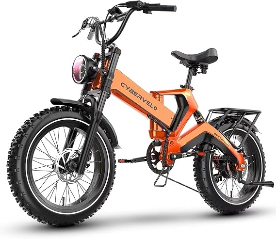 1000W(Peak 2000W)Folding Electric Bike for Adults,35MPH 100Mile,48V 25Ah/40Ah Removable Battery,20"x4.0 Fat Tire Foldable Electric