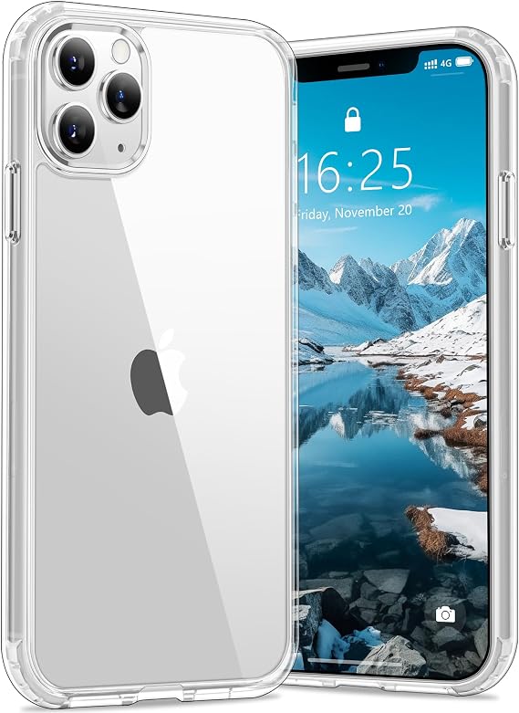 Vakoo Clear Case for iPhone 11 Pro, Anti-Yellowing, Transparent