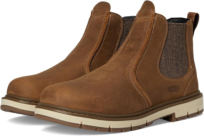 KEEN Utility Women's San Jose Chelsea Soft Toe Pull On Work Boots