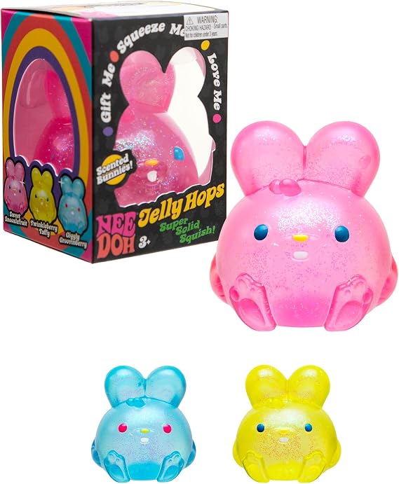 Schylling Needoh Jelly Hops - Sensory Squeeze Toy - Colors May Vary