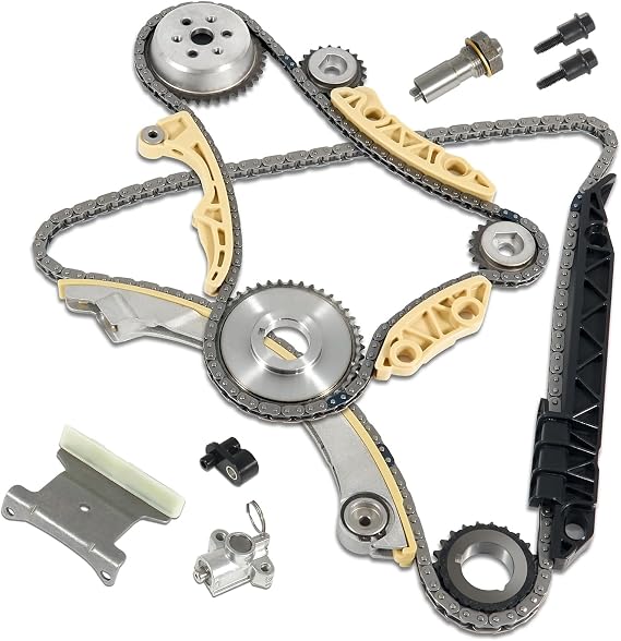 9-4201S Engine Timing Chain Kit Replacement for 2006-2017 Buick Regal LaCrosse Chevy HHR Malibu Cobalt Equinox GMC Terrain Pontiac G5 G6 2.0L 2.2L 2.4L