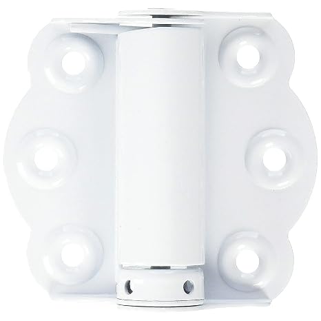 Wright Products V226WH Adjustable Self-Closing Door Hinges, White, 3-Pack