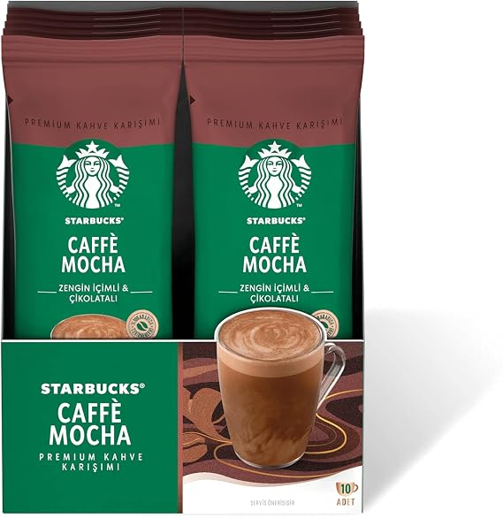Starbucks Caffè Mocha Premium Kahve Karışımı, 10x22 g