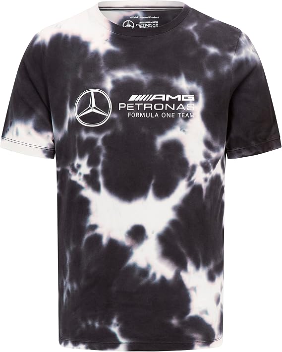 Mercedes AMG Petronas Men's Tie-Dye Team T-Shirt (Grey)