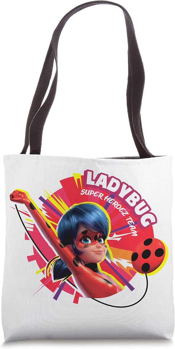Miraculous Collection Ladybug Super Heroez Team Tote Bag