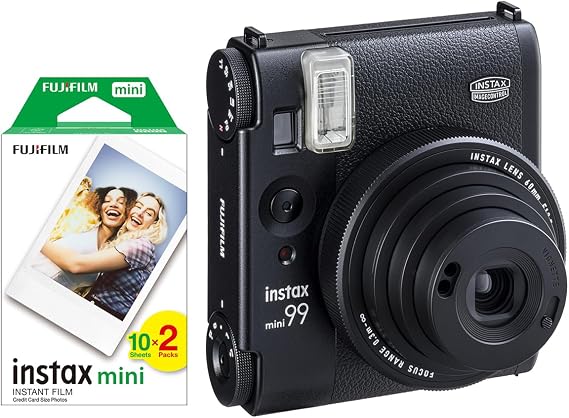 Instax Mini 99 Siyah Fotoğraf Makinesi ve 20'li Film