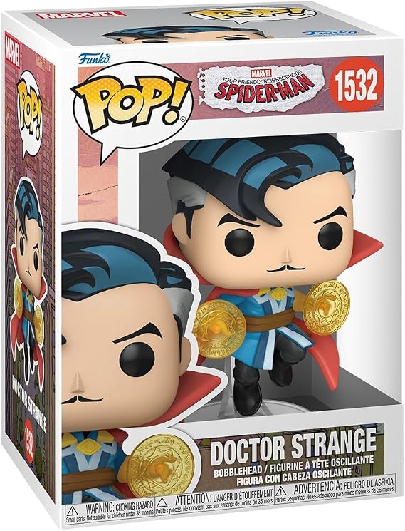 Funko Pop! Marvel: Friendly Neighborhood Spider-Man - Doctor Strange - Koleksiyon Vinil Figür - Hediye Fikri - Resmi Ürün - Çocuklar ve Yetişkinler için Oyuncaklar - Çizgi Film Hayranları