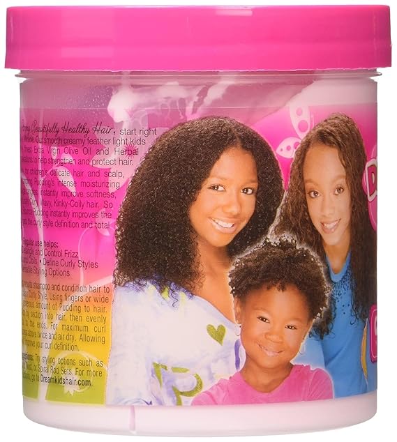 African Pride Dream Kids Olive Miracle Quick Bounce Detangling Pudding, 15 Oz