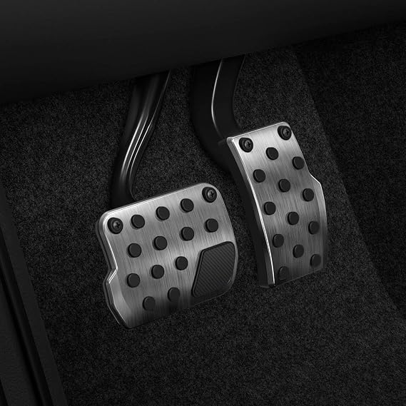 Spigen Stainless Steel Performance Pedal Cover for All Model 3 and Y | Not compatible with Performance trims; for Model Y Juniper, Model YL, Model 3 Highland