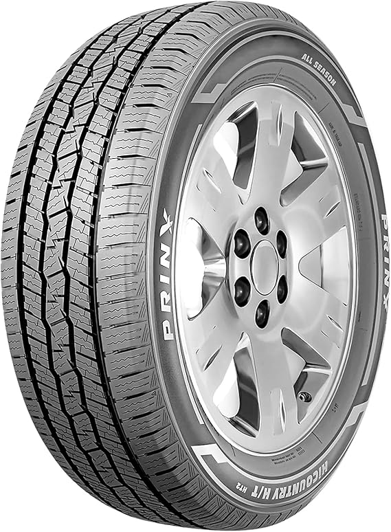 Prinx HiCountry HT2 Highway 265/75R16 116T SUV/Crossover Tire | Truck/SUV Highway All Season Traction 116T Rated Standard Load Radial Construction Black Sidewall Tire