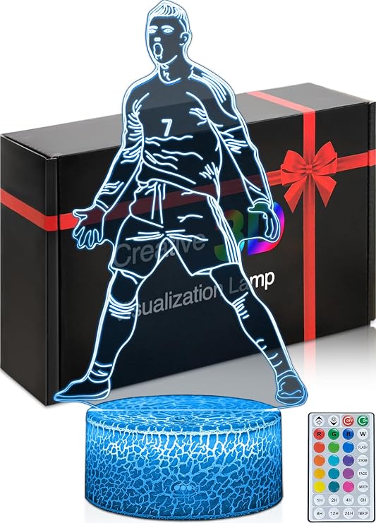 Siuuuu Celebration Night Light, Soccer Gifts for Boys
