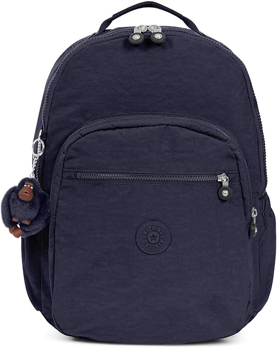 Kipling Seoul Go Extra Large Laptop Backpack True Blue Tonal