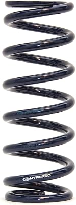 Hyperco 1812B0800 Blue 2.50 I.D. 12 Free Length Steel Coil-Over Spring with 800 lbs. Spring Rate